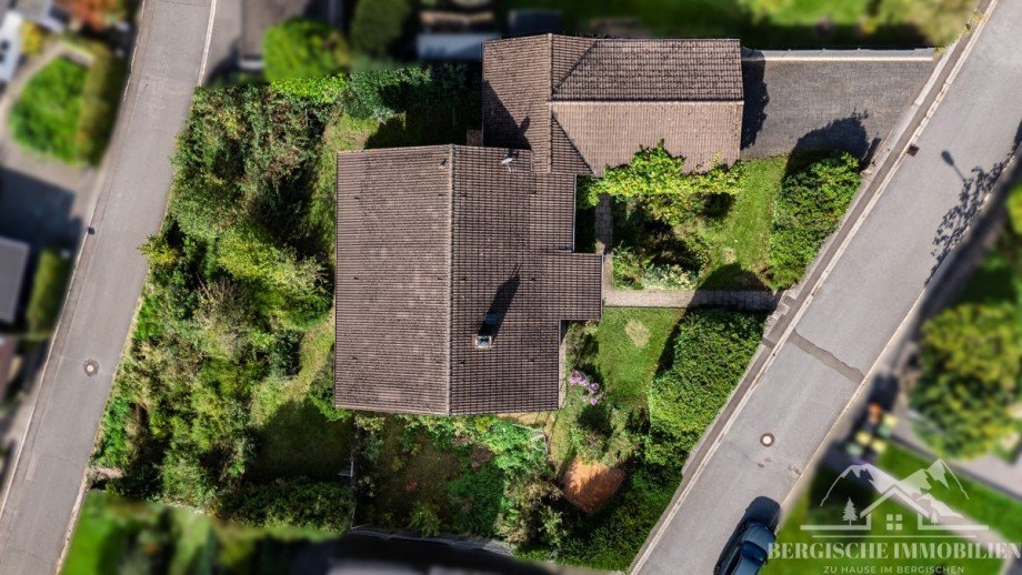 Luftbild Grundst�ck Zweifamilienhaus Engelskirchen