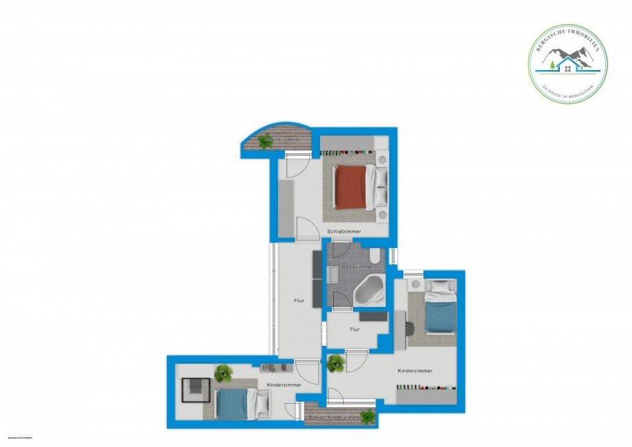 Grundriss DG Erdgeschosswohnung Wiehl