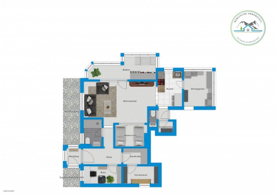 Kellergeschoss - WE2 Etagenwohnung Wiehl