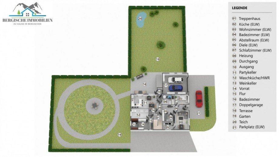 Au�enbereich Villa Gummersbach