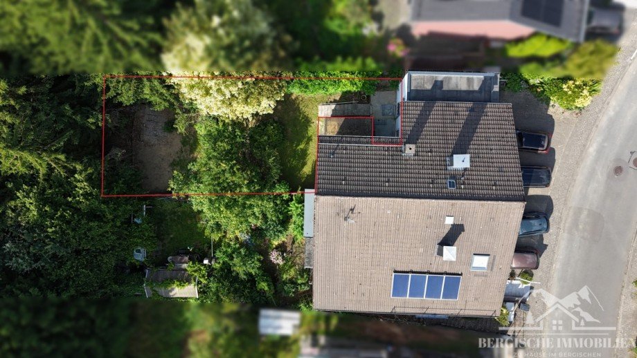 Luftbild Garten Einfamilienhaus Wiehl
