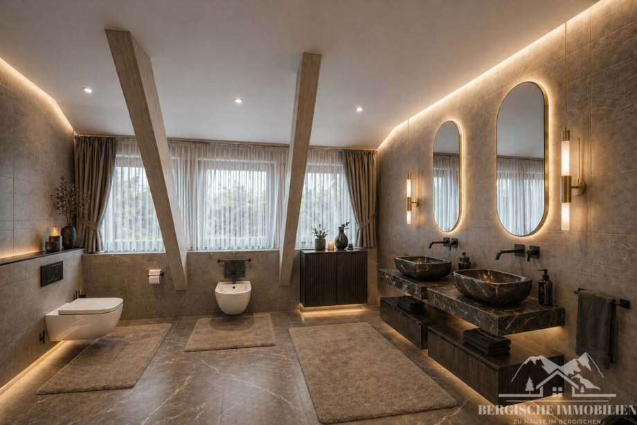 Bad - M�blierungsvorschlag Villa Gummersbach